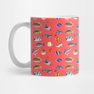 Fish Pattern Mug